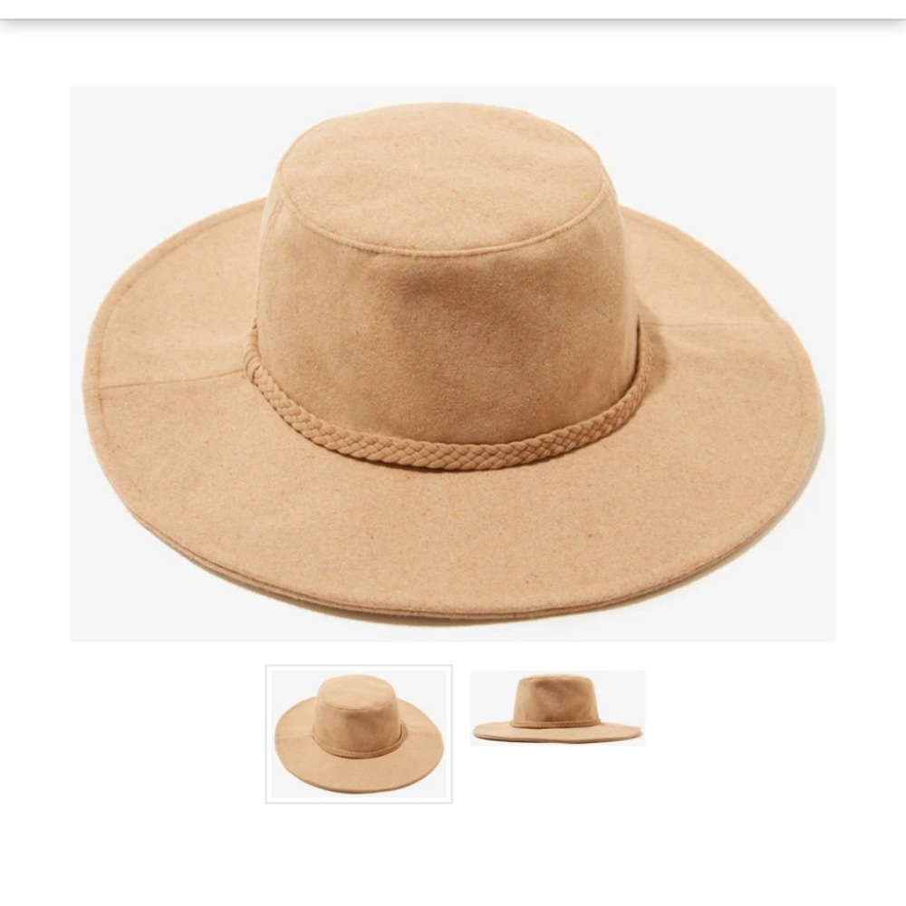 NWT ASN Floppy Oatmeal Colored Harper Felt Hat